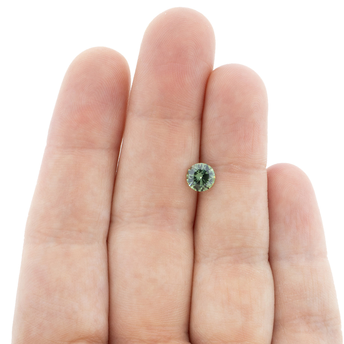 0.84ct Round Teal Montana Sapphire