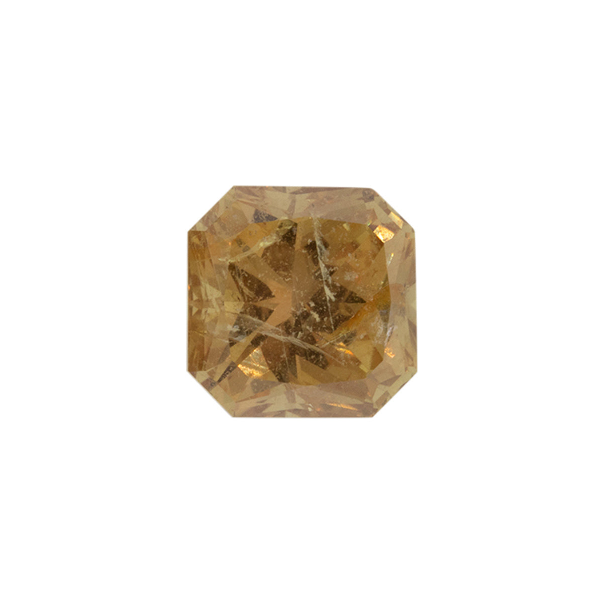 1.64ct Square Yellow / Orange Madagascar Sapphire