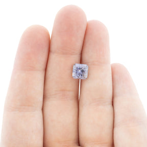 2.69ct Radiant Cut Purple African Sapphire