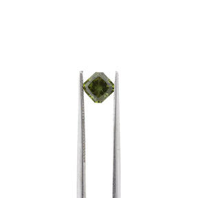 1.26ct Radiant Cut Brown / Green Color Change Tanzanian Sapphire