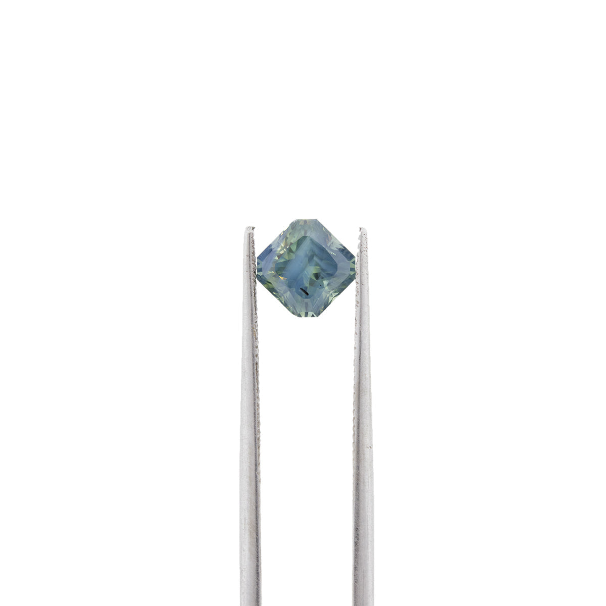 2.22ct Radiant Cut Teal Nigerian Sapphire