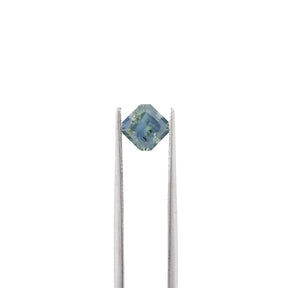 2.22ct Radiant Cut Teal Nigerian Sapphire