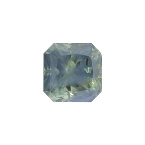 2.22ct Radiant Cut Teal Nigerian Sapphire