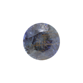 2.73ct Round Cut Grey / Blue African Sapphire