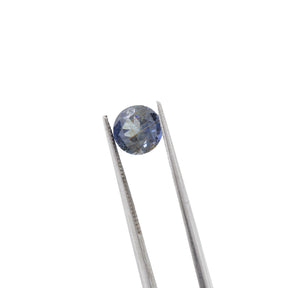 2.73ct Round Cut Grey / Blue African Sapphire