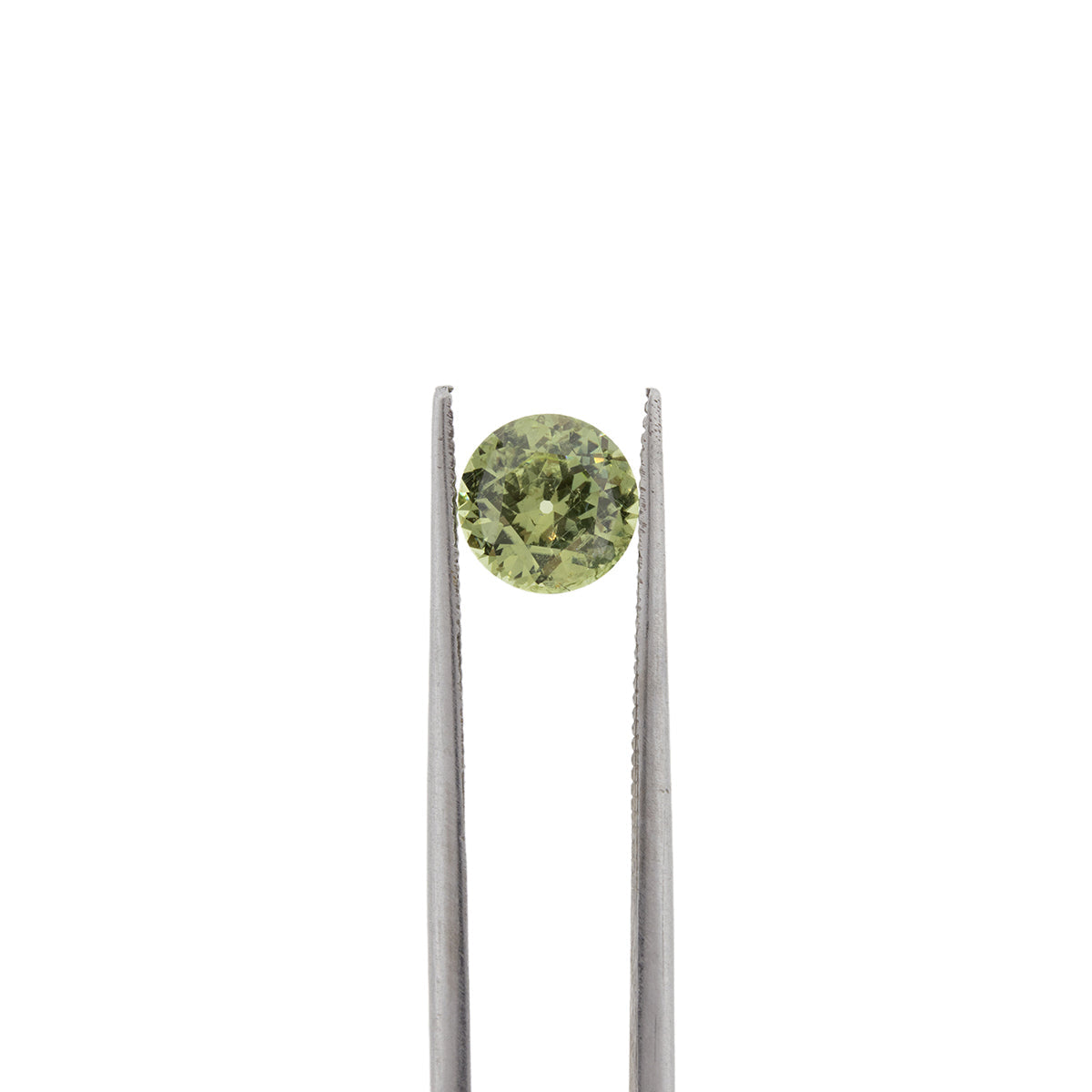 2.12ct Round Yellow / Green Montana Sapphire