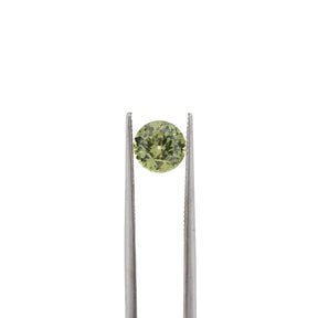 2.12ct Round Yellow / Green Montana Sapphire