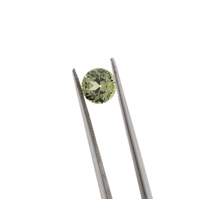 2.15ct Round Cut Yellow / Green Montana Sapphire