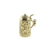 14K Yellow Gold Beer Stein Charm/Pendant