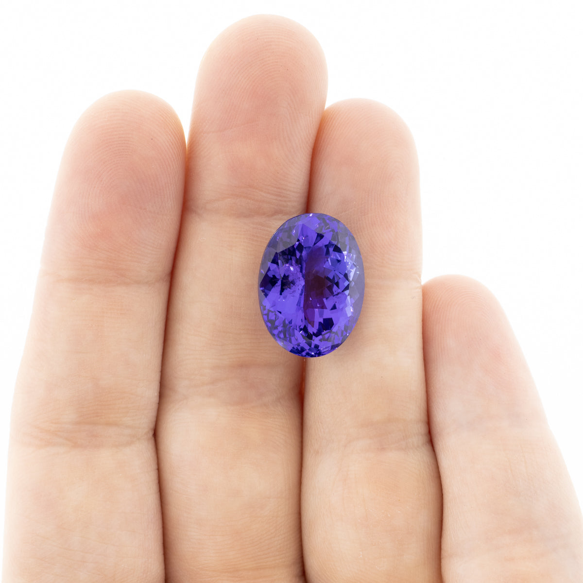 12.14ct Oval Natural Tanzanite