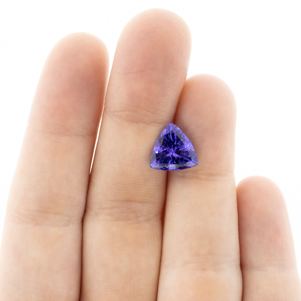 3.16ct Trillion Cut Tanzanite