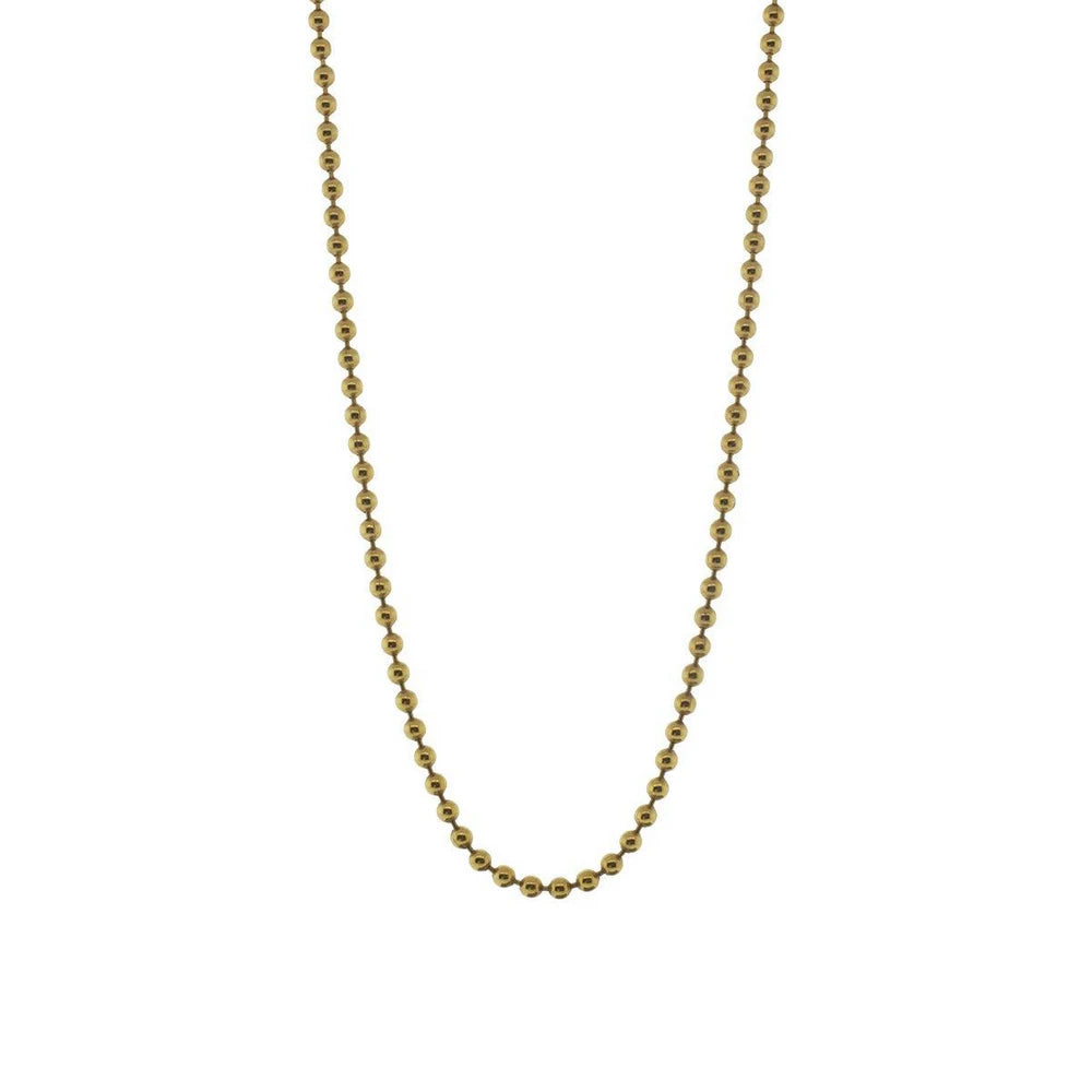 14K Yellow Gold 18" 1.80mm Ball Chain