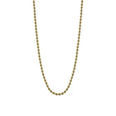 14K Yellow Gold 18" 1.80mm Ball Chain