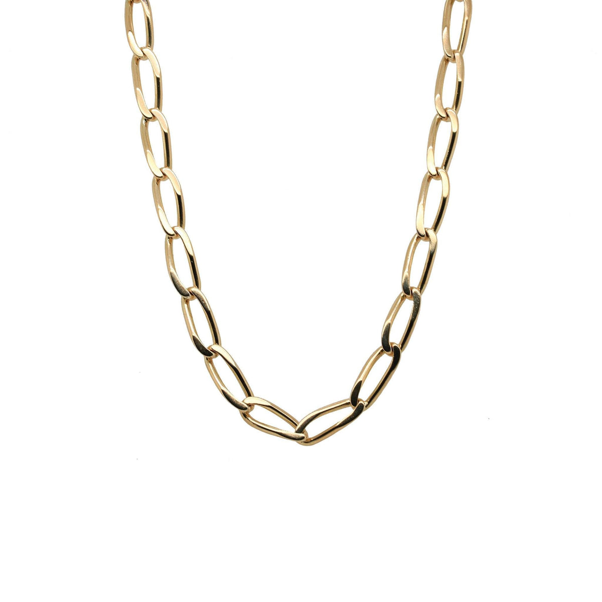 Yellow Gold Twisted Cable Link Chain