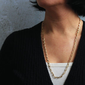 Yellow Gold Twisted Cable Link Chain