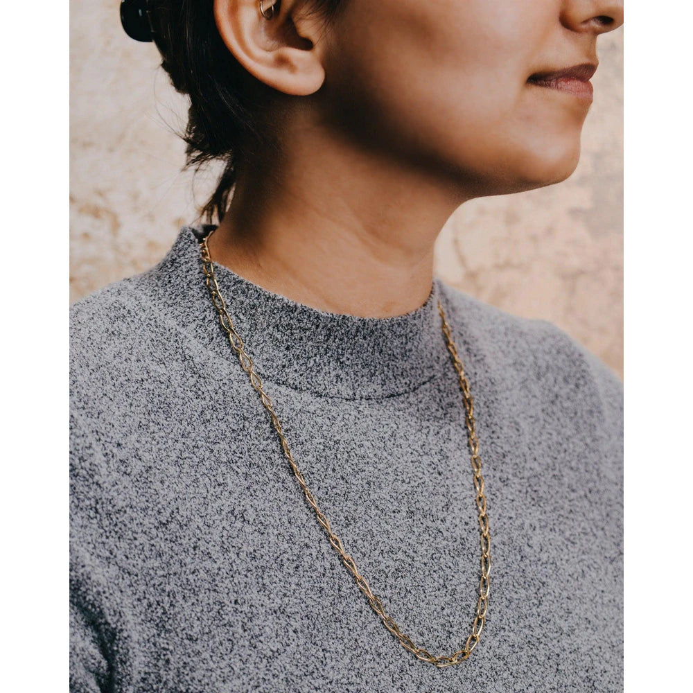 Yellow Gold Twisted Cable Link Chain