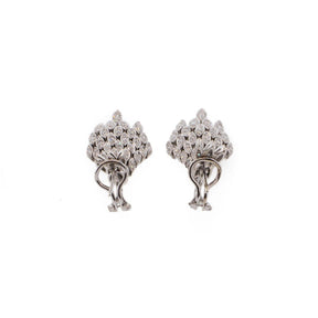 Art Deco Diamond Waterfall Dangle Earrings