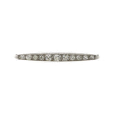 Art Deco Old Mine Cut Diamond Platinum Brooch