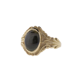 Vintage Black Star Sapphire Ring