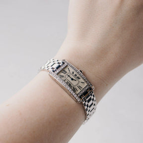 Cartier Diamond Face Tank Am?ricaine Watch