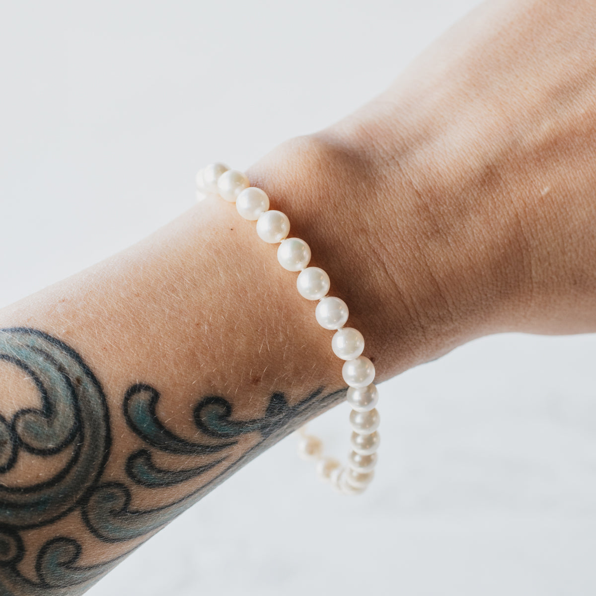 14K Yellow Gold 6mm Akoya Pearl Bracelet