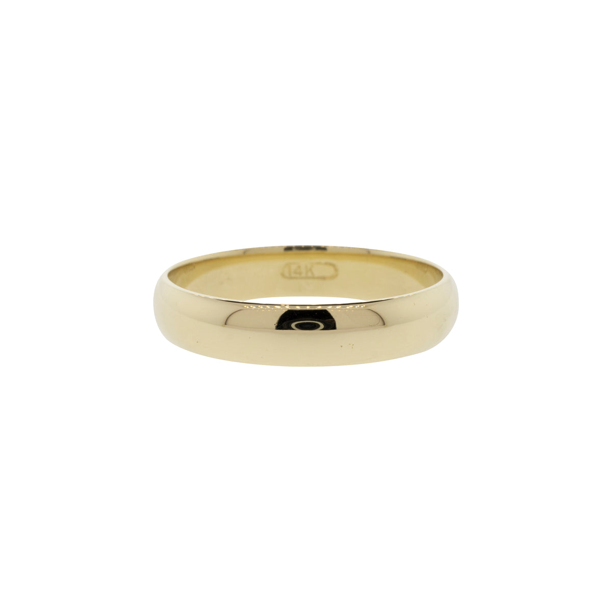 Classic 4.5mm Wide Half Round Band