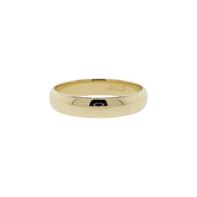 Classic 4.5mm Wide Half Round Band