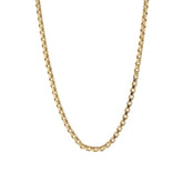 18K Yellow Gold Square Rolo Chain