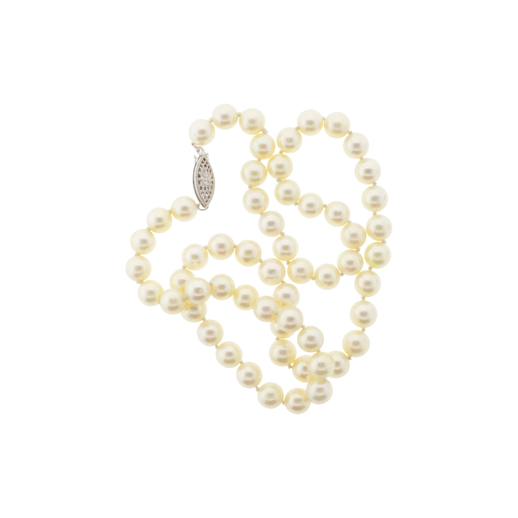 Off-White Akoya Pearl Necklace