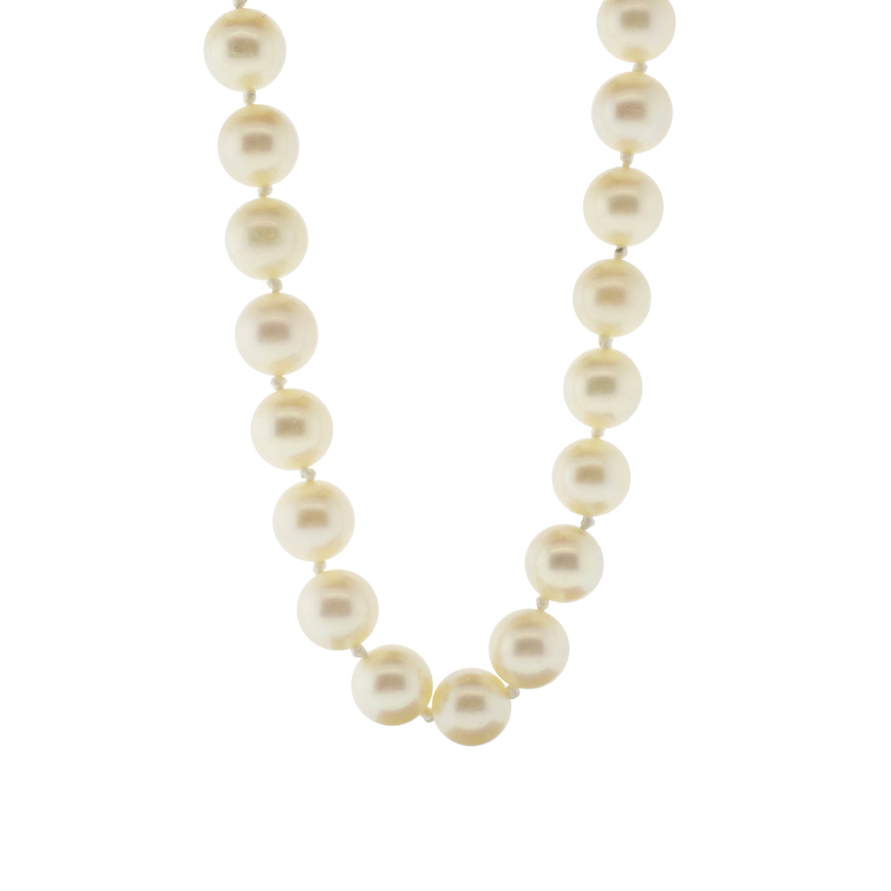 32" 7mm Off-White Akoya Pearl Opera Strand