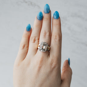 Partial Bezel Rutilated Quartz Ring