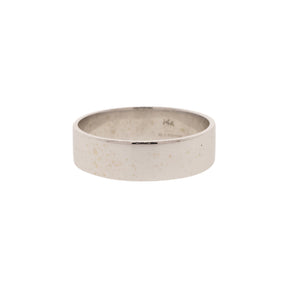 14K White Gold 5mm Wedding Band
