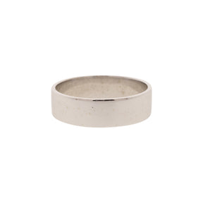 14K White Gold 5mm Wedding Band