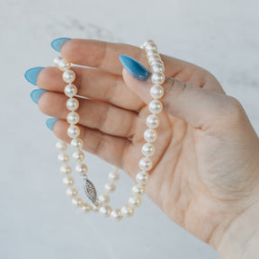 Off-White Akoya Pearl Necklace