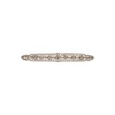 10K White Gold Diamond Brooch