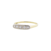 14K Yellow & White Gold 5-Stone Diamond Ring