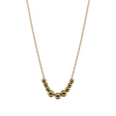 14K Yellow Gold 16" Ball Bead Necklace