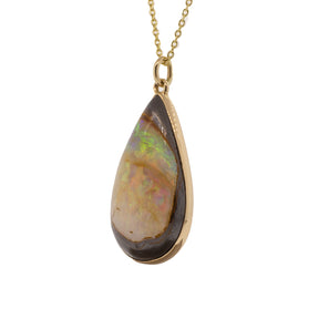 Boulder Opal Pendant Necklace