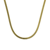 14K Reversible Star Pattern Chain