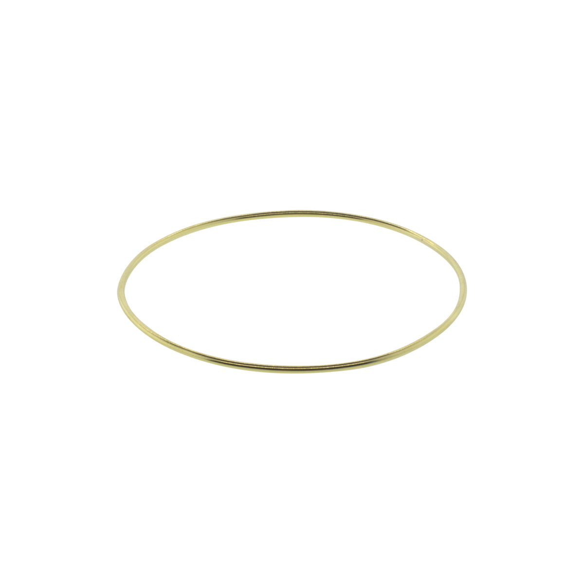 18K Yellow Gold 7.75" Bangle Bracelet