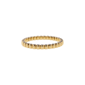 18K Yellow Gold Reversible Black & White Diamond Eternity Ring