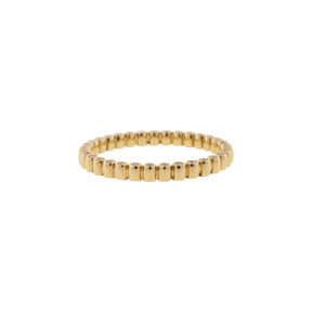 18K Yellow Gold Reversible Black & White Diamond Eternity Ring