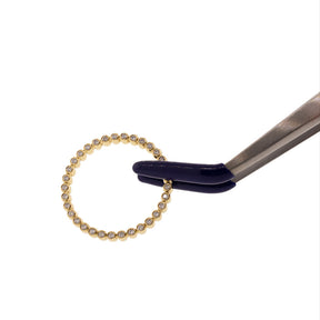 18K Yellow Gold Reversible Black & White Diamond Eternity Ring