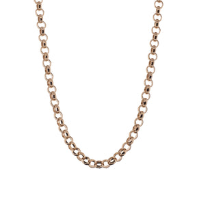 9K Rose Gold 19.5" Rolo Chain