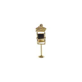 14K Yellow Gold Microphone Charm