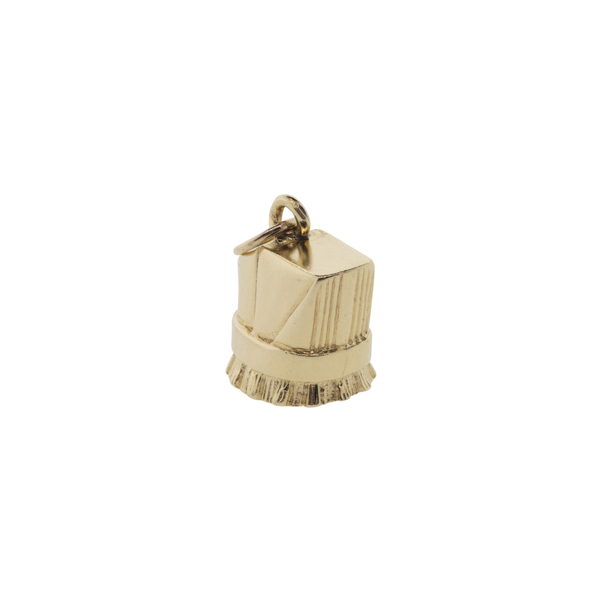 14K Yellow Gold Chef Hat Charm