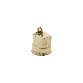 14K Yellow Gold Chef Hat Charm