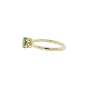 14K Yellow Gold 0.92ct Grossular Garnet Solitaire Ring