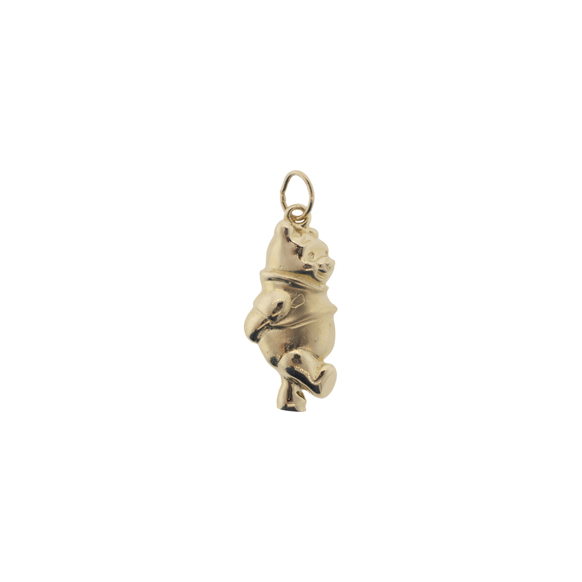 14K Yellow Gold Winnie The Pooh Charm