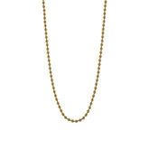 14K Yellow Gold 18" 1.80mm Ball Chain